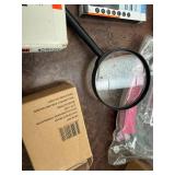 Mixed Lot: Casio TV, Translators, Punch, Magnifying Glass, Puzzle, Clock Globe