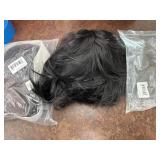 Dark Brown Synthetic Wigs, Pack of 2