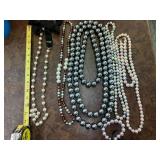 Assorted Pearl Necklace and Bracelet Lot - Multiple Colors