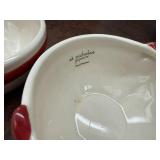 Festive Holiday Ceramic Dishes and Containers Set