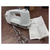 Kenmore 5-Speed Hand Mixer with Attachments and Manual