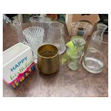 Lot of Assorted Glass and Ceramic Decorative Containers