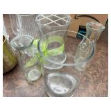 Lot of Assorted Glass and Ceramic Decorative Containers