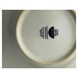 Entire Contents of the Cupboard Including Serving Pieces, Blue & White Porcelain Dinnerware Set with Glassware - Gravy Boat Included