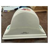 Laura Ashley Mantel Clock - Ceramic White with Floral Accents, Quartz