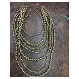 R.J. Graziano Multi-Strand Gold-Tone Beaded Necklace