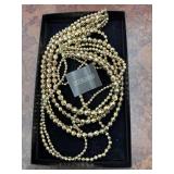 R.J. Graziano Multi-Strand Gold-Tone Beaded Necklace