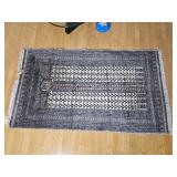 Vintage Hand Knotted Pakistani Bokhara Entry Rug