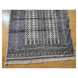 Vintage Hand Knotted Pakistani Bokhara Entry Rug