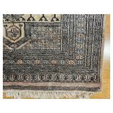 Vintage Hand Knotted Pakistani Bokhara Entry Rug