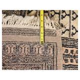 Vintage Hand Knotted Pakistani Bokhara Entry Rug