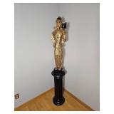 Forty One Inch Gilt Burmese Nat Spirit Statue