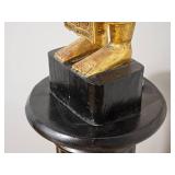 Forty One Inch Gilt Burmese Nat Spirit Statue