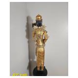 Forty One Inch Gilt Burmese Nat Spirit Statue