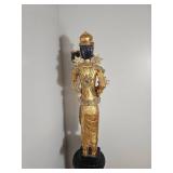 Forty One Inch Gilt Burmese Nat Spirit Statue