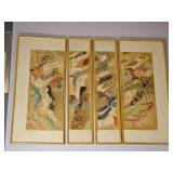 Postmodern Abstract Oriental Panel Artwork