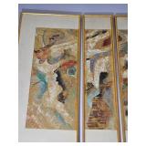 Postmodern Abstract Oriental Panel Artwork