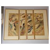 Postmodern Abstract Oriental Panel Artwork