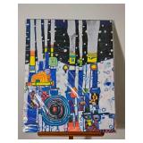 Nine Forty Four Blue Blues Modern Print