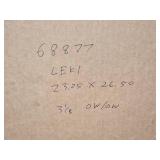 Linda Le Kinff Limited Edition Serigraph Femme et Guitar, 218/300