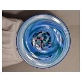 Studio Art Glass Center Bowl