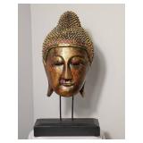 Thai Gold Tone Buddha Mask