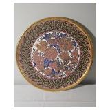 Moroccan Hand Painted Enamel Ceramic Charger Set