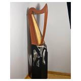 Celtic Lever Harp with Stand