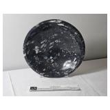 Mexican Orthoceras Fossil Marble Center Bowl
