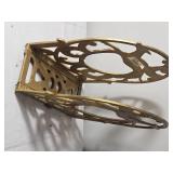 Edwardian Brass Greyhound Magazine Stand