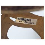 Edwardian Brass Greyhound Magazine Stand