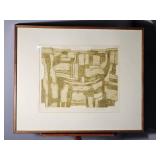 Valerie Thornton Signed Etching Arachova, 13/30