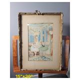 Vintage Ballet Dance Practice Print