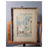 Vintage Ballet Dance Practice Print