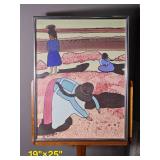 B Teppia Signed Original Field Work Painting