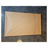 Framed African Batik Painting Tribal Men