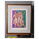 David Warren Signed Serigraph Dancers X Three, 225/350
