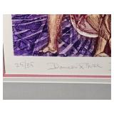 David Warren Signed Serigraph Dancers X Three, 225/350