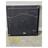 Green Rust Dragon Shadow Box Sculpture