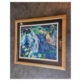 Barbara Wood Signed Serigraph Solitaire, 169/350