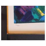 Barbara Wood Signed Serigraph Solitaire, 169/350