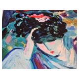 Barbara Wood Signed Serigraph Solitaire, 169/350