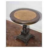 Neoclassical Pedestal Side Table