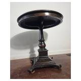 Neoclassical Pedestal Side Table