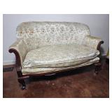 Vintage Duncan Phyfe Style Loveseat