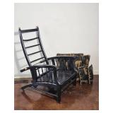 Vintage Morris Chair with Safari Cushion