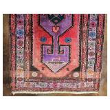 Vintage Hand Knotted Persian Hamadan Area Rug