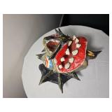 Peruvian Papier Mache Mask Pair AS IS