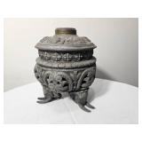 Ornate Spelter Oil Lantern Base