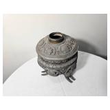 Ornate Spelter Oil Lantern Base